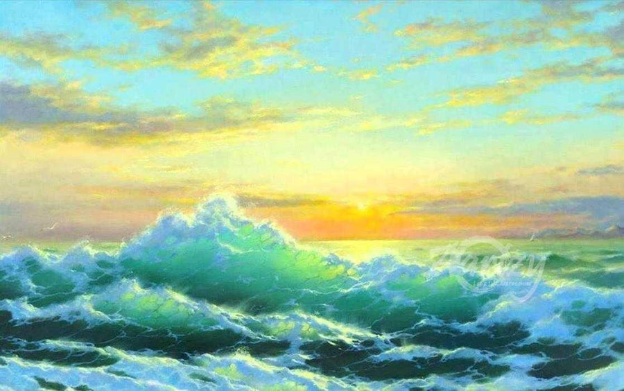 Clouds Against the Waves