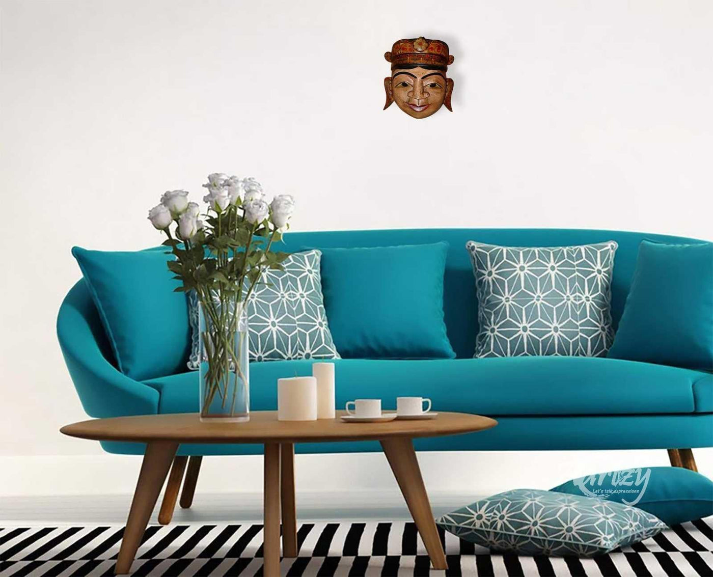 Deva Sanniya Mask - Vibrant Demon Series