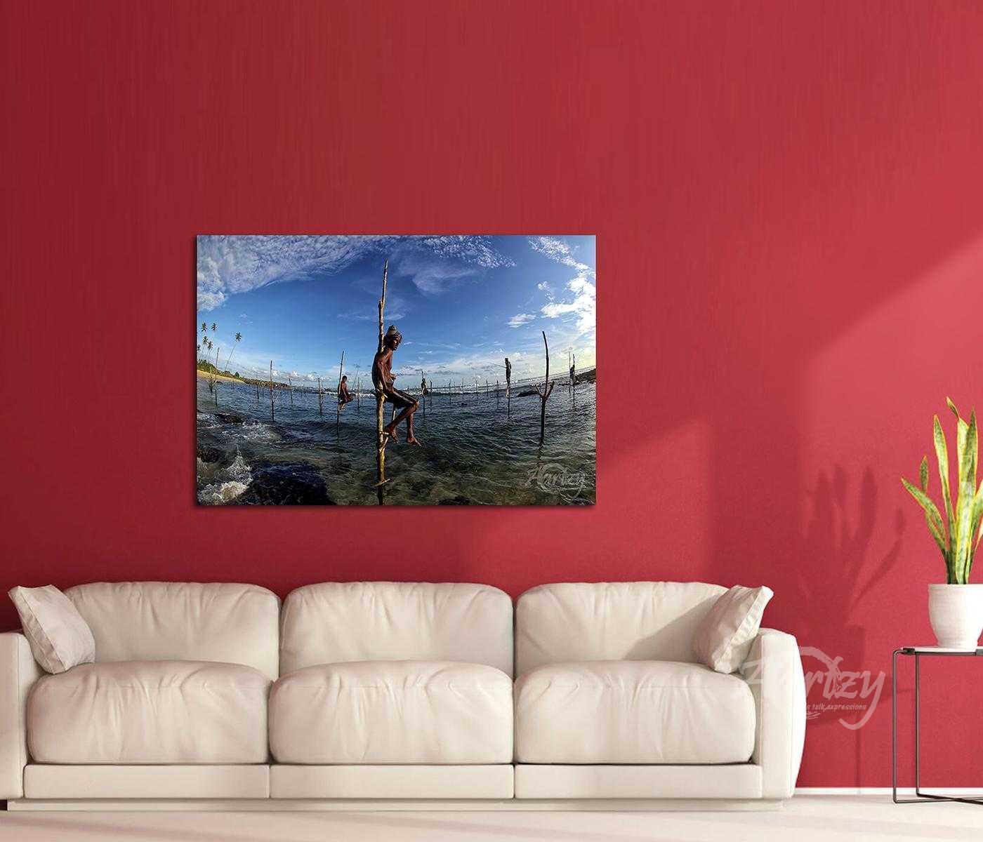 Life passes by on Stilts