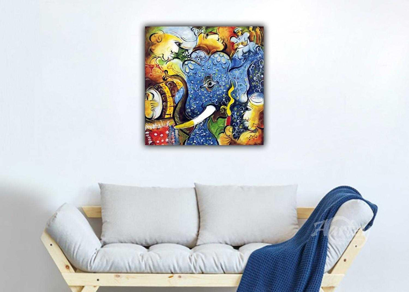 Drummer and Elephant