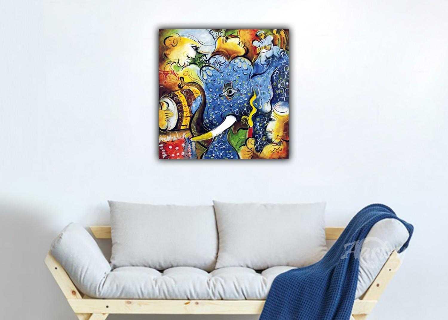 Drummer and Elephant