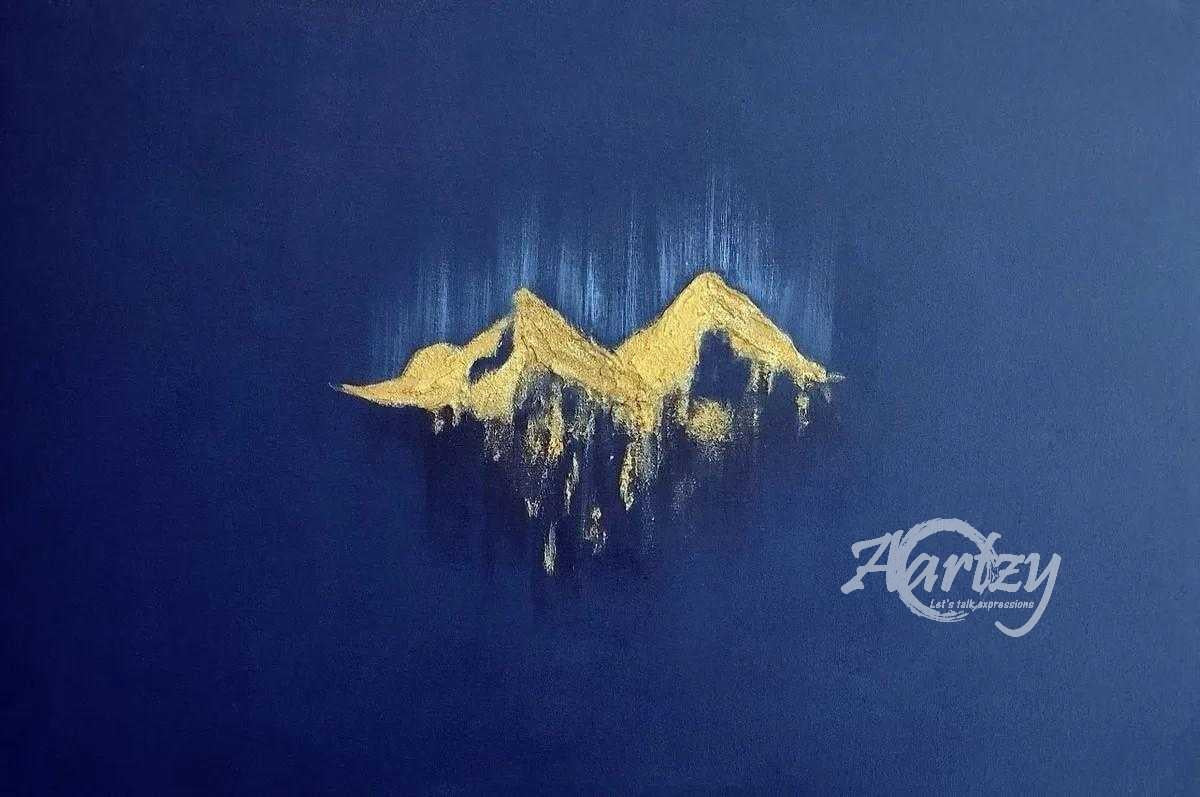 Golden Peaks at Dusk