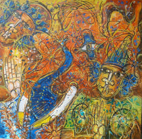 Dancers with Elephant