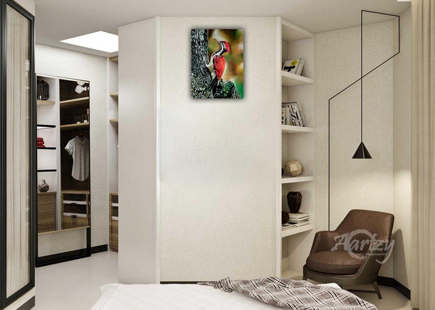 Scarlet Feathered Visitor