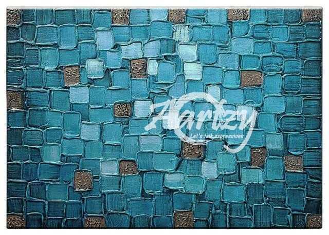 Turquoise Stained Glass