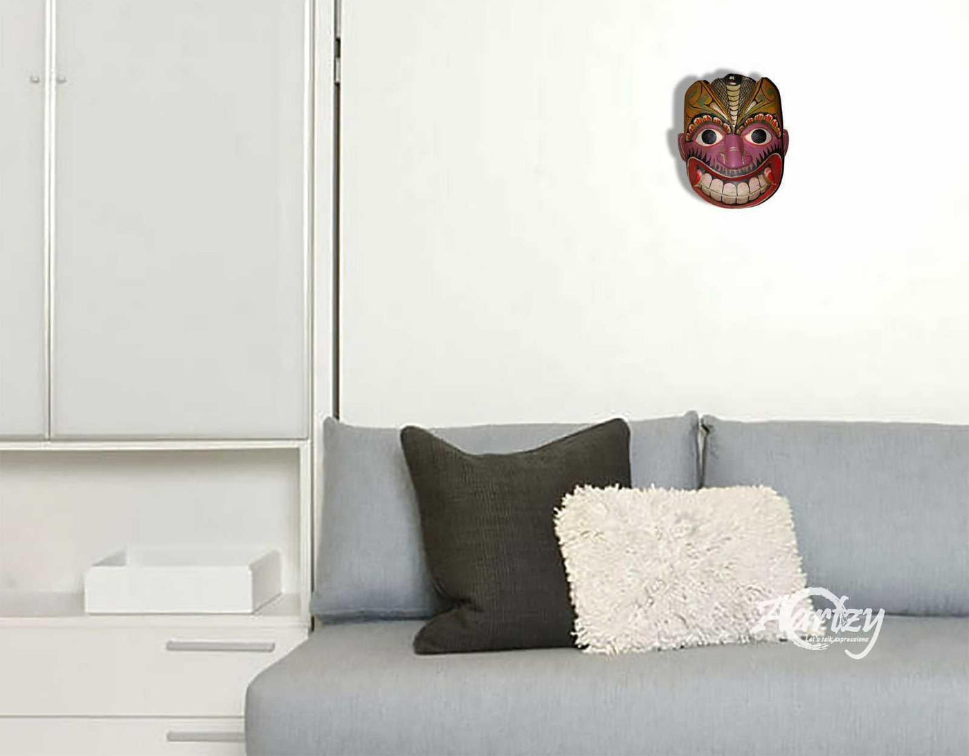 Kapala Sanniya Mask - Vibrant Demon Series