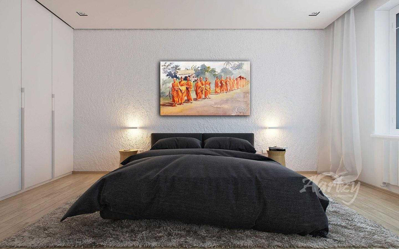 A Procession of Monks