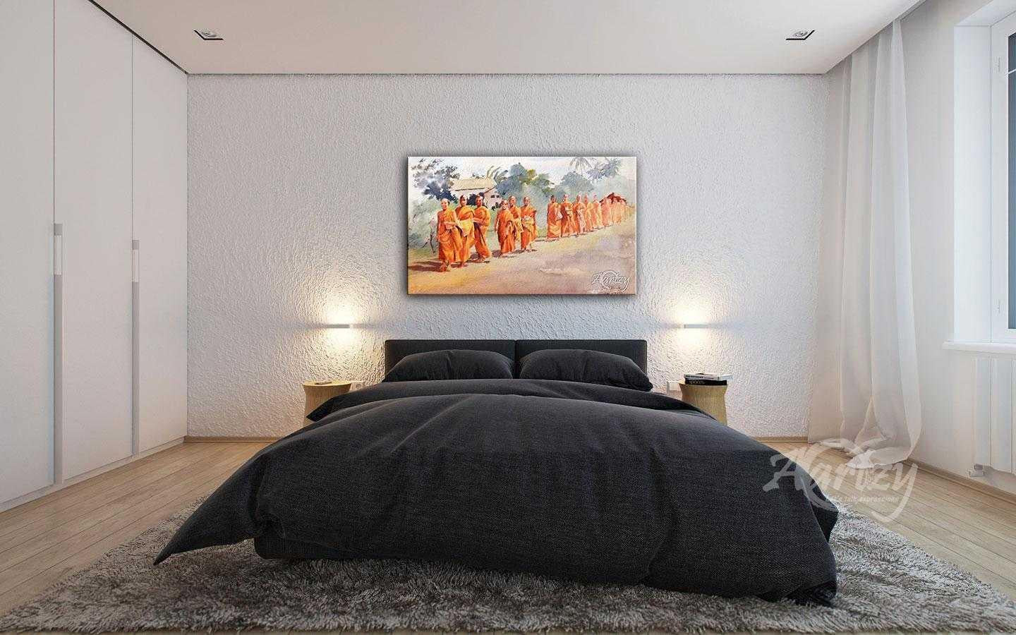 A Procession of Monks