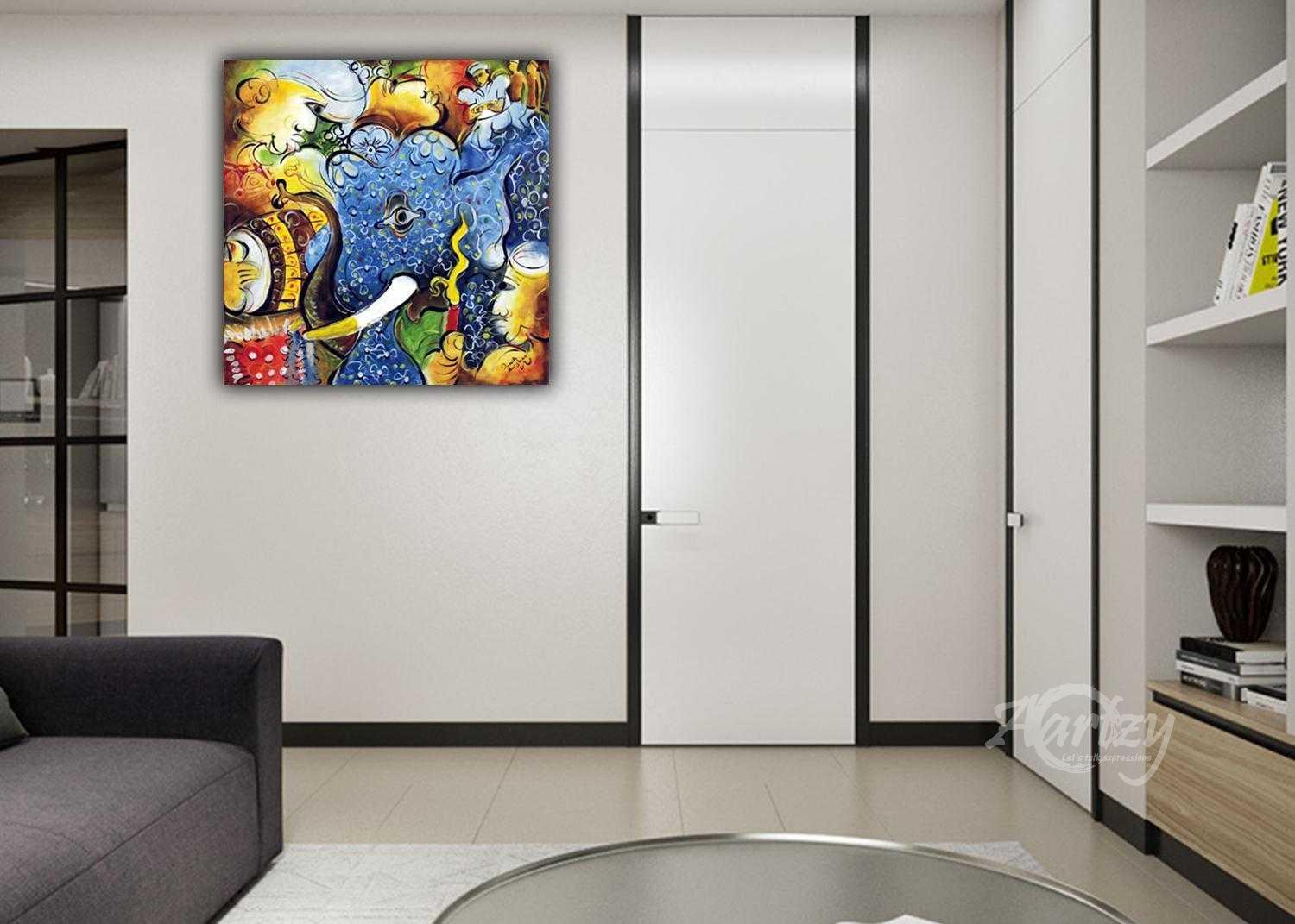 Drummer and Elephant