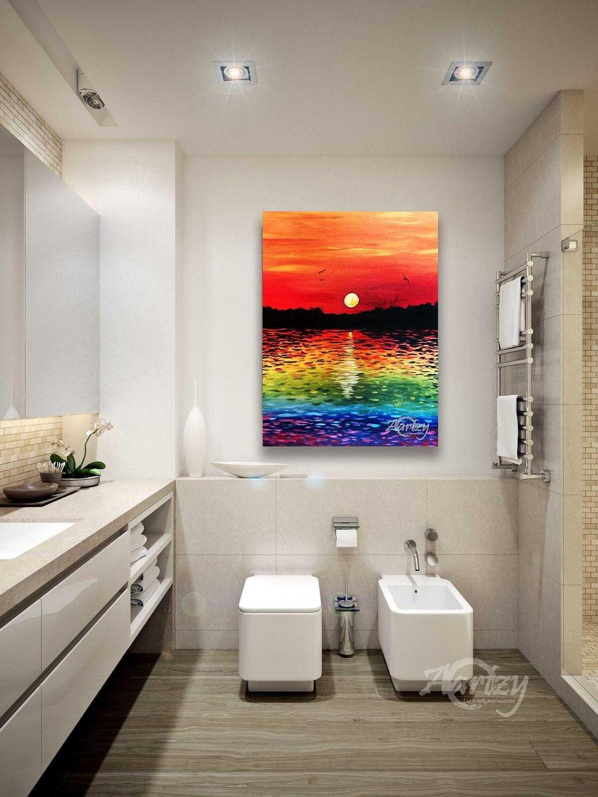 Rainbow Hues at Sunset