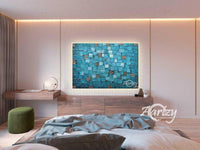 Turquoise Stained Glass