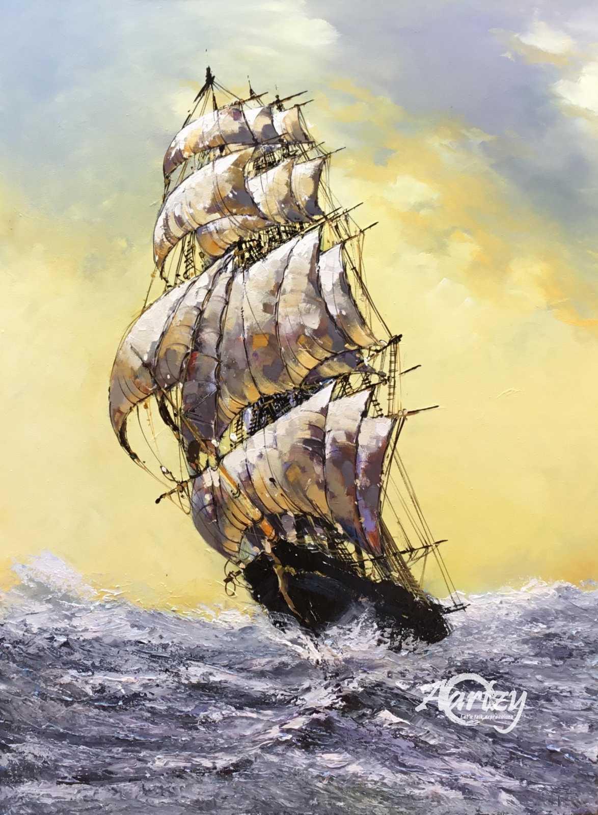 Set sail in to the sunset