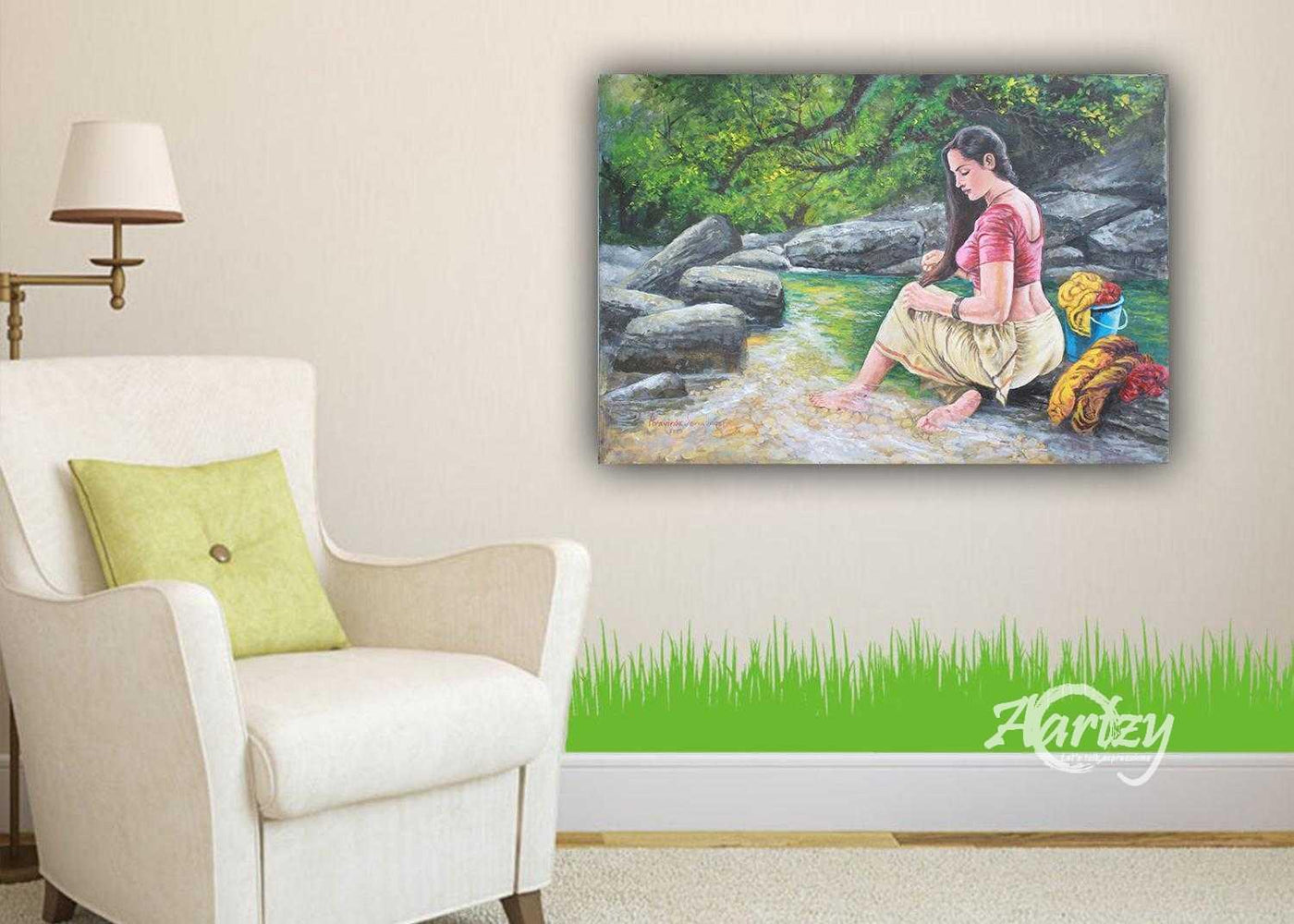 Serenity by the Stream