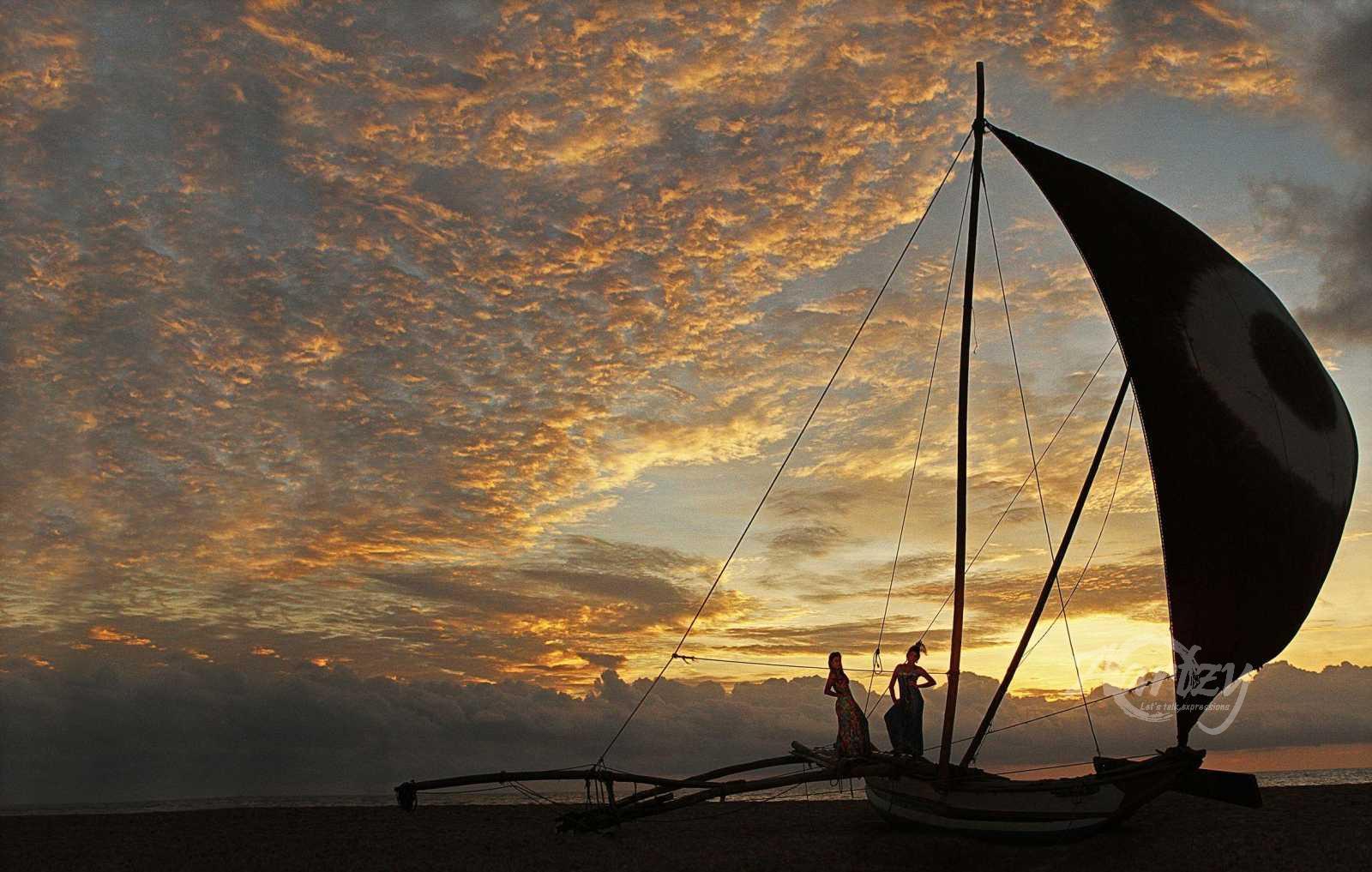 Sail Under a Golden Sky
