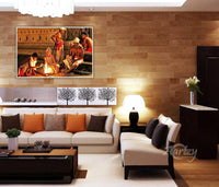 Set for a Fiery Performance