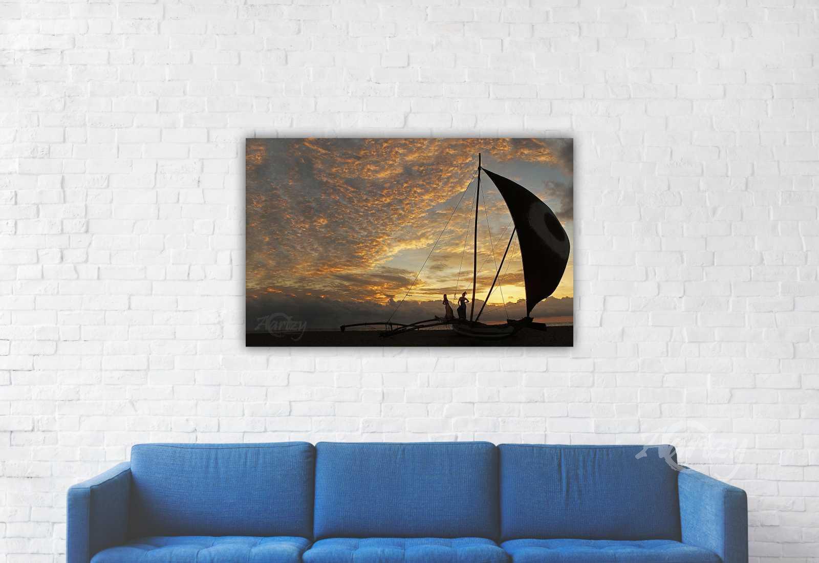 Sail Under a Golden Sky