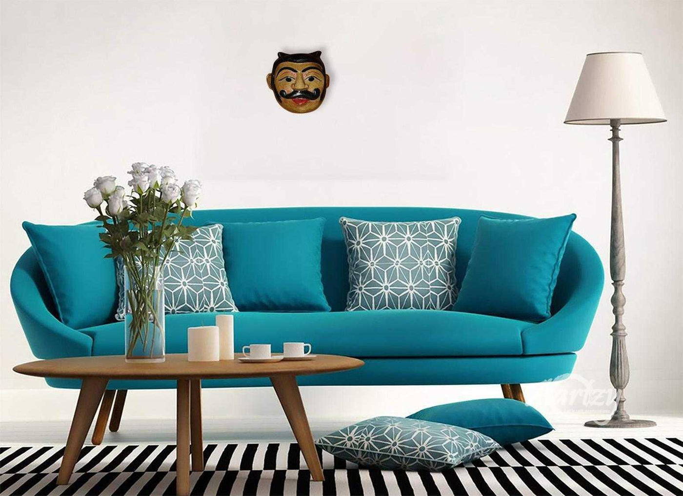 Arachchi Kolama Mask - Traditional Kolam Series