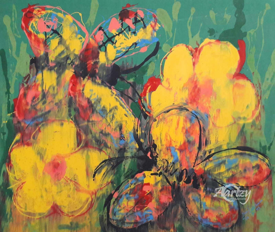 Flowers and Butterflies