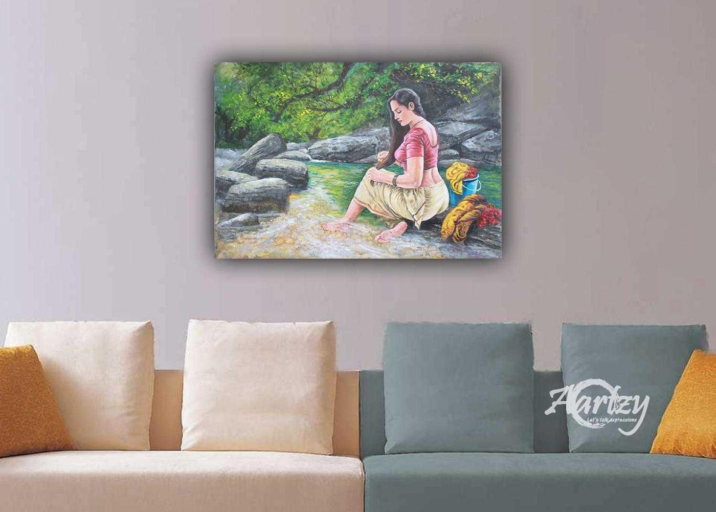 Serenity by the Stream