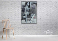 Waiting in Expectation - Woman with Cat I