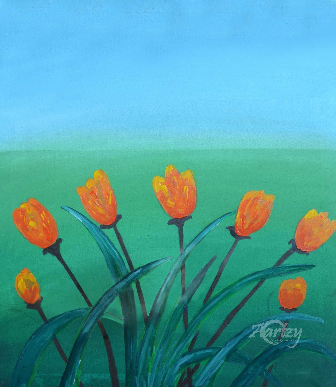 Tulips in the Wind