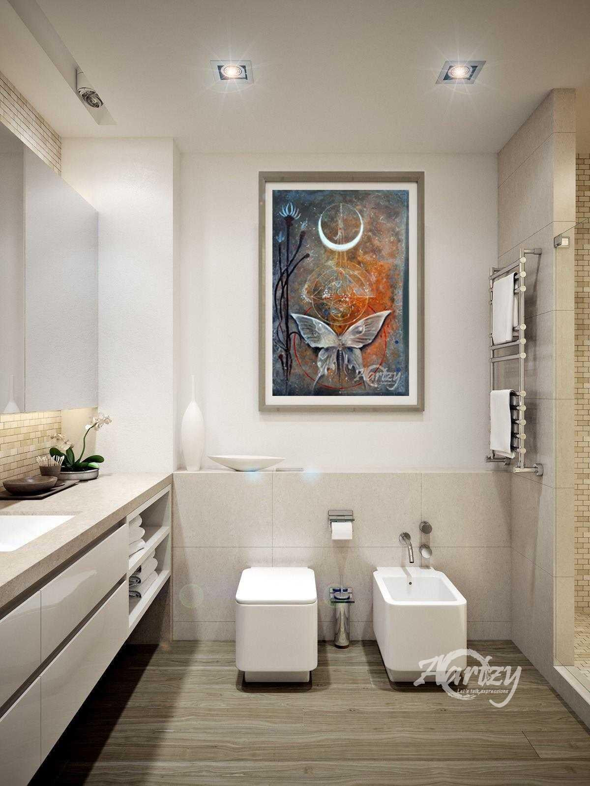 Butterfly Below the Moon