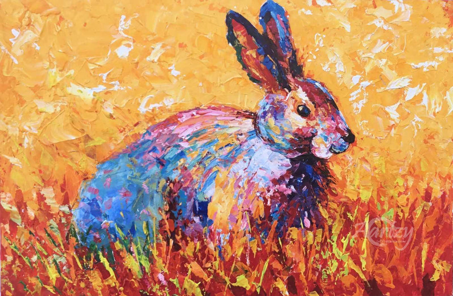 Grazing in a Fiery Field