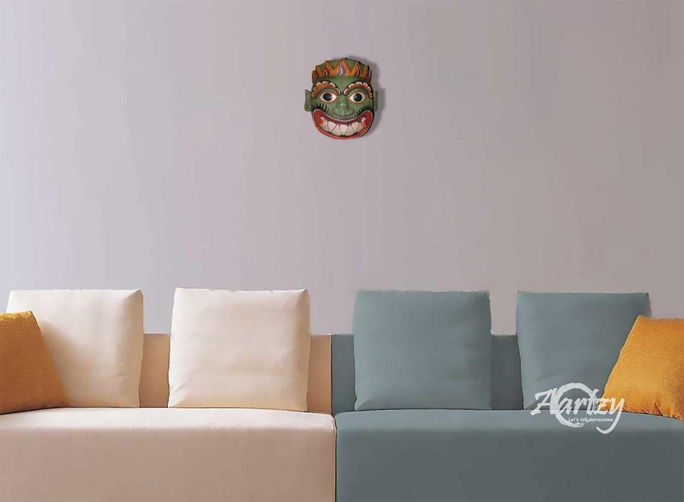 Gini Jala Sanniya Mask - Vibrant Demon Series