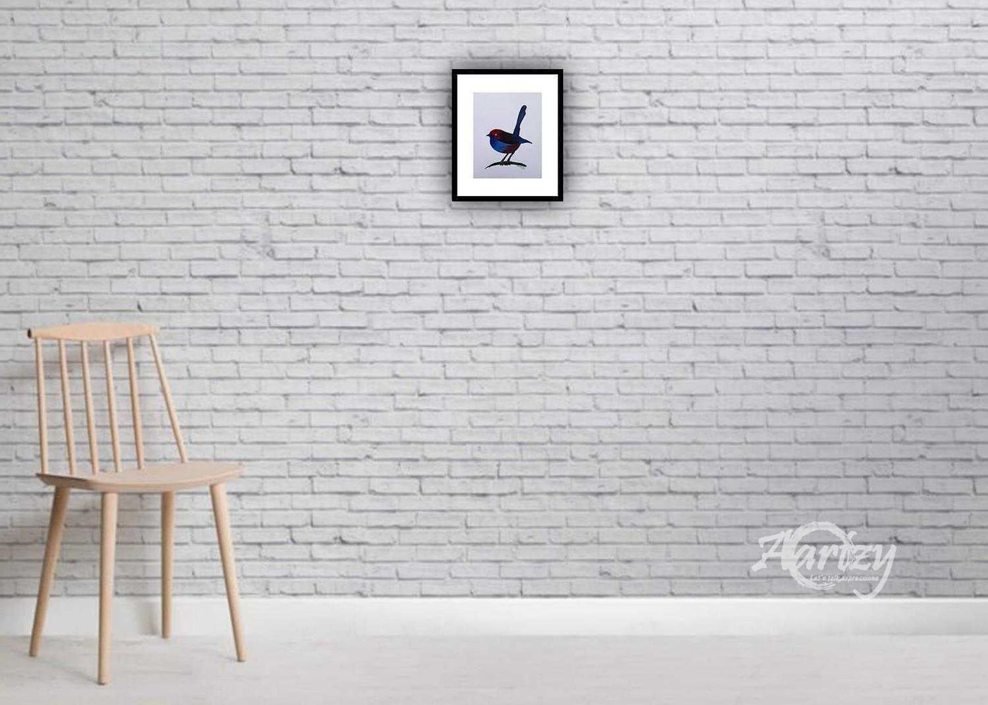 Vibrant Avian Solitude