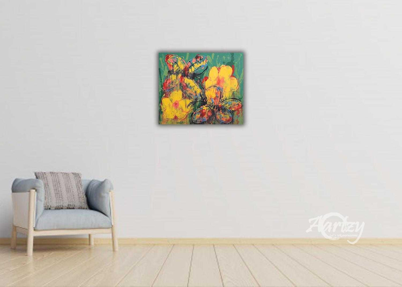 Flowers and Butterflies