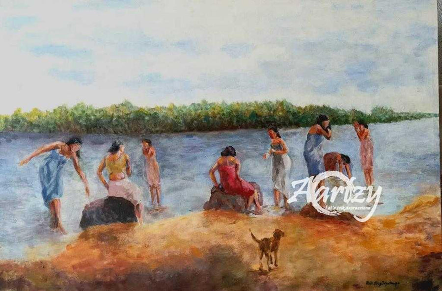 At ease on a Waterway