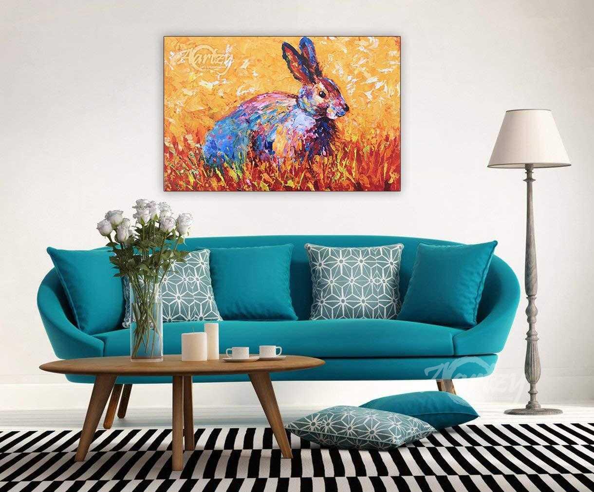 Grazing in a Fiery Field