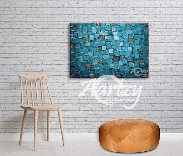 Turquoise Stained Glass