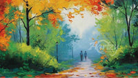 Evening Stroll in the Autumn