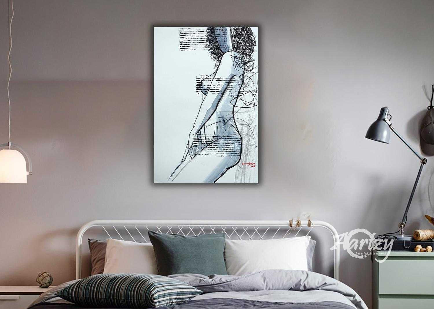 Faceless - Woman with Cat VI