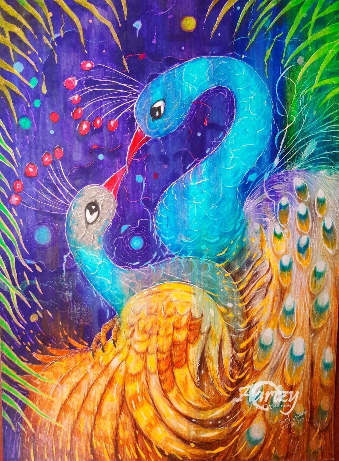 The Peacocks in Love II