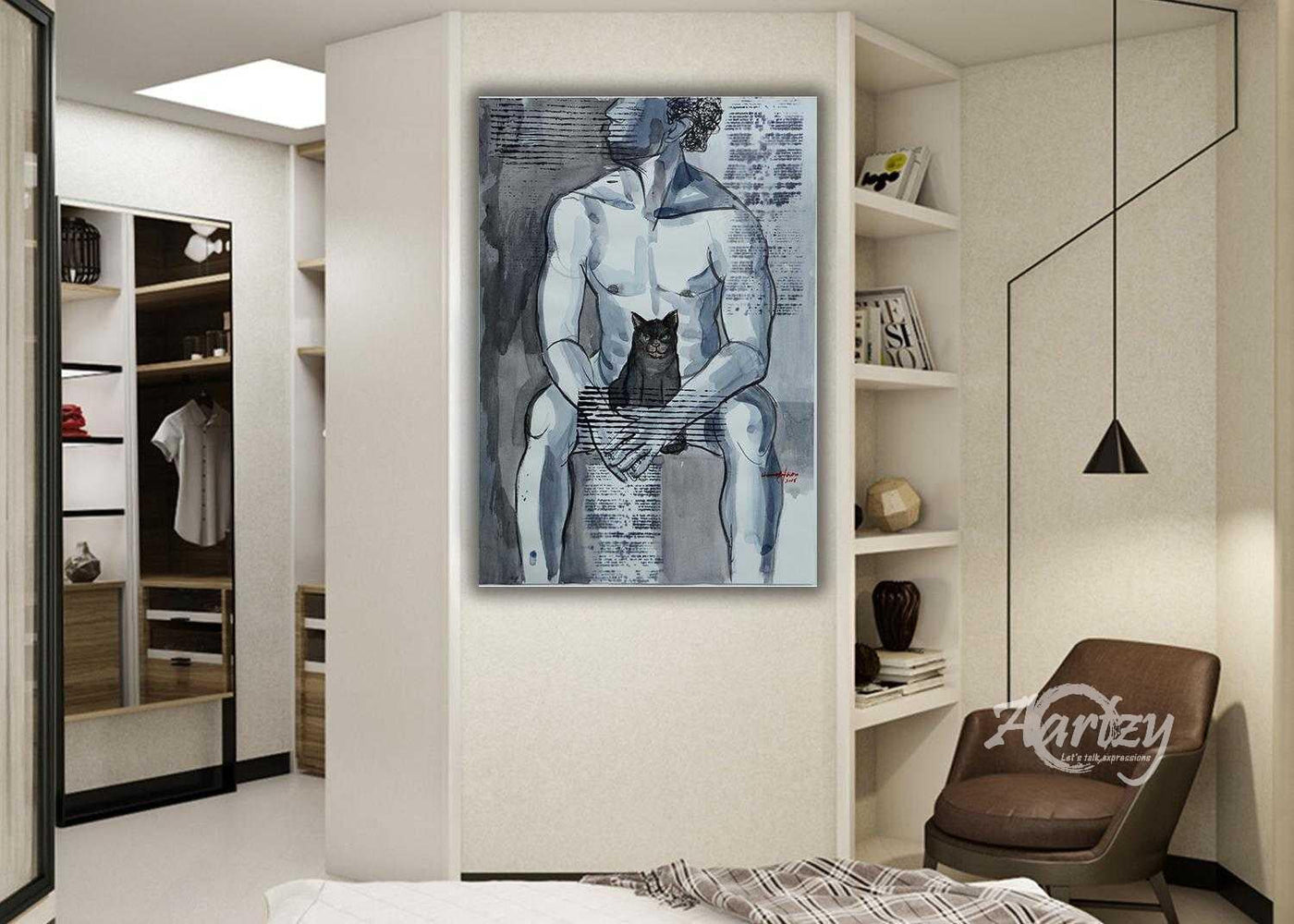 Observation - Man with Cat III